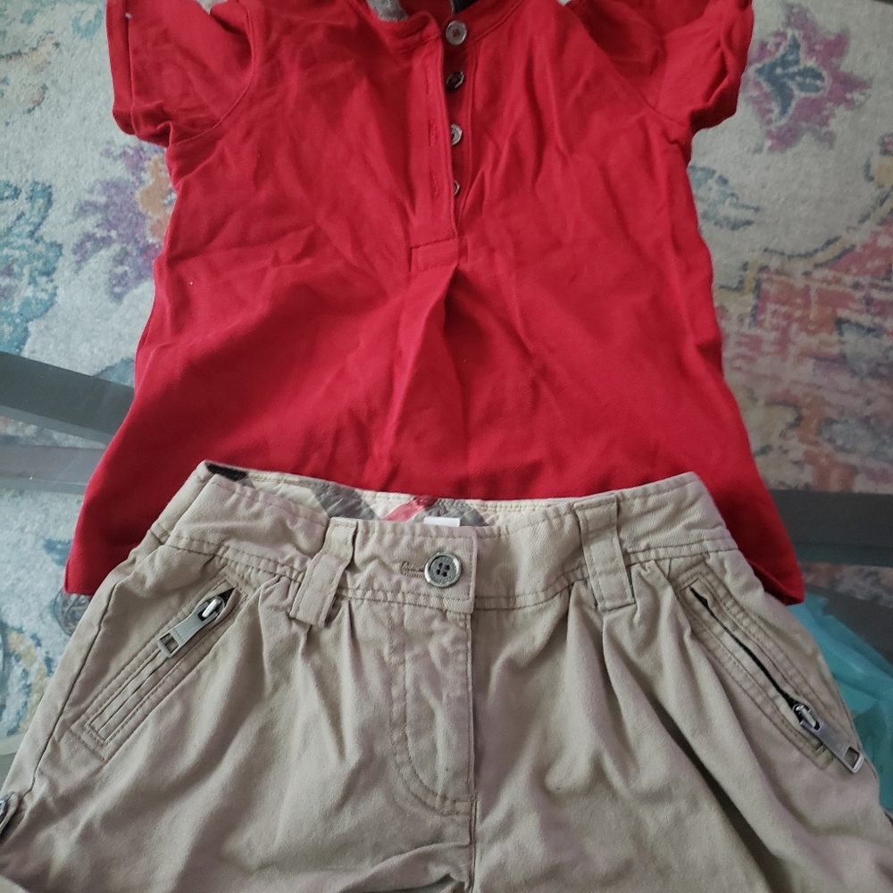 Burberry Girls Set size 3y